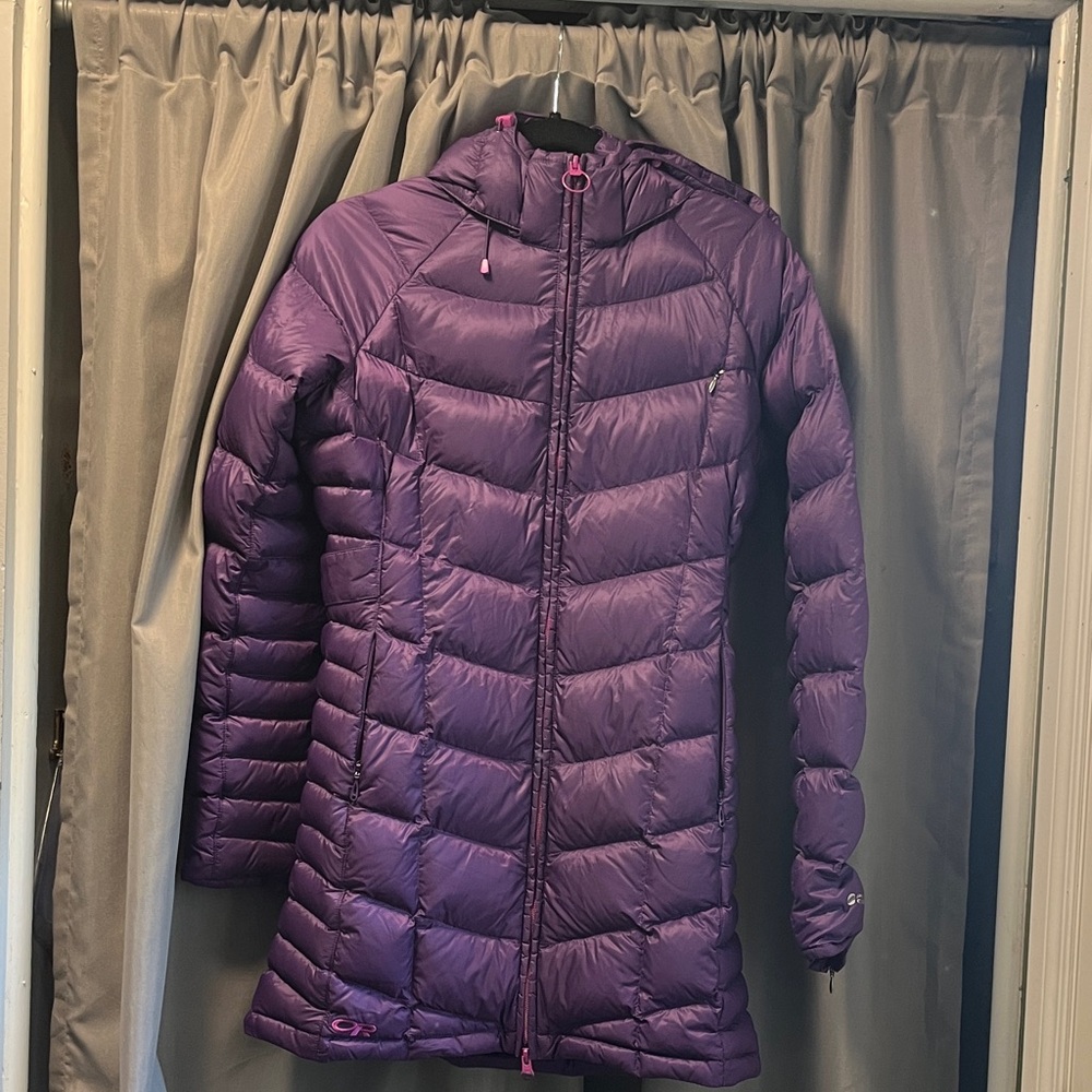 Outdoor Research Purple Puffer Jacket